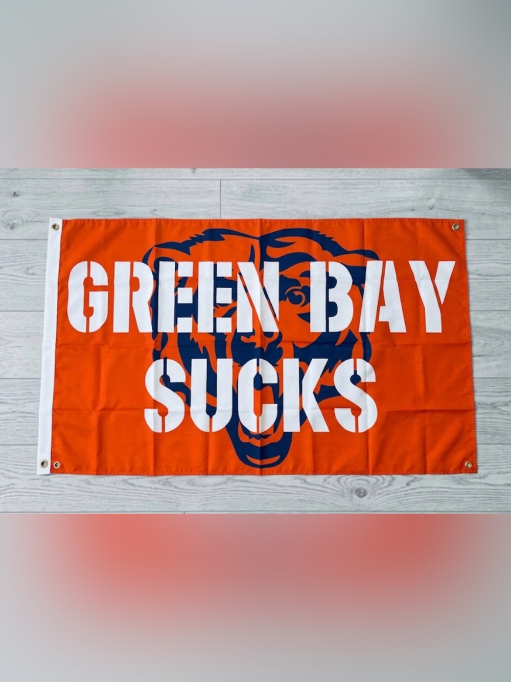Chicago Bears Green Bay Sucks 3x5 Flag